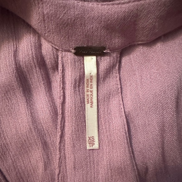 Free People All About It Maxi Dress in Mauve Pink XS - Picture 5 of 7